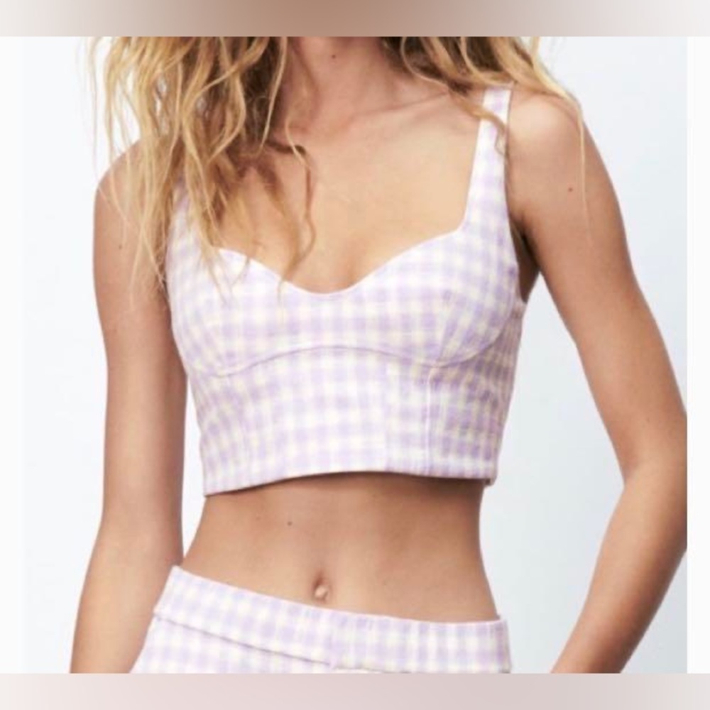 Lilac Gingham set (top)